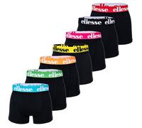 Ellesse Lot de 7 Boxers Yema pour Homme - avec Logo - sans Poche - en Coton Stretch, Noir/Mutli1, 3XL
