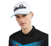 ellesse Casquette de Golf brodée 3D Pineta à visière Plate pour Homme, Blanc, Taille Unique