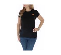 Ellesse, Femme, Tops, Noir, Taille: 42 FR Tee-shirt noir imprimé col rond