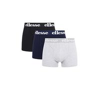 ellesse Hali Lot de 3 Boxers pour Homme, Noir/Gris/Bleu Marine, Taille XL EU
