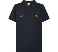 ellesse Hommes Polo MONTURA - Piqué, Manches courtes, Col en tricot plat, Logo Marine S