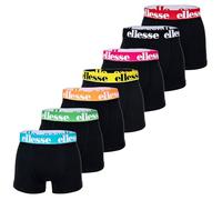 Ellesse Lot de 7 Boxers Yema pour Homme - avec Logo - sans Poche - en Coton Stretch, Noir/Mutli1, M