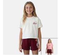 ELLESSE - Pack de 2 tee shirt et short - blanc et rose - 12 ans - Blanc - Filles 14 ans
