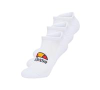 ellesse Rebi Lot de 3 Tapis d'entraînement Chaussettes, Blanc, 4-8 Mixte