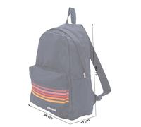 ELLESSE Sac à dos 'Presmo' bleu marine / jaune / orange / rouge, Taille One Size