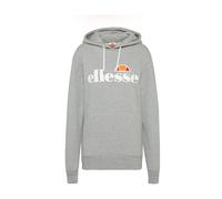 ELLESSE Sweat-shirt 'Torices' gris chiné / orange / rouge clair / blanc, Taille XS