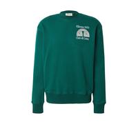 ELLESSE Sweat-shirt vert foncé / blanc, Taille M