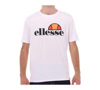 Ellesse - T-shirt Homme Blanc avec Logo Étendu - Homme - Tops - Blanc - Taille: S