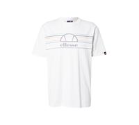 ELLESSE T-Shirt 'LENTAMENTE' bleu clair / jaune / gris clair / blanc, Taille L