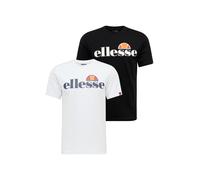 ELLESSE T-Shirt 'Prado' jaune / saumon / noir / blanc, Taille L