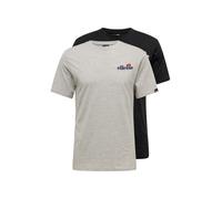 ELLESSE T-Shirt 'Voodoo' bleu marine / gris chiné / orange / noir, Taille XL