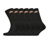 ellesse Tamuna Lot de 6 Paires de Chaussettes, Noir, 7-11 Mixte