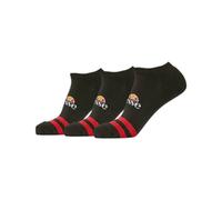 Ellesse Unisexe Chaussettes pour Baskets Melna , 3 Paire - Doublure, Sport, Logo