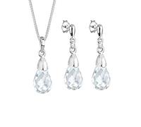 Elli - 0901280612_55 - Parure Collier et Boucles d'Oreille Femme - Argent 925/1000 - 45cm