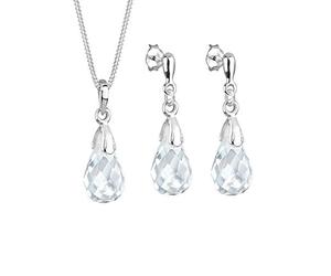 Elli - 0901280612_55 - Parure Collier et Boucles d'Oreille Femme - Argent 925/1000 - 45cm