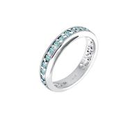 ELLI Bague bleu clair / argent, Taille 54
