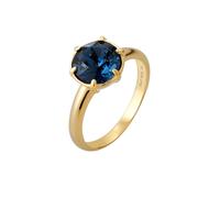 ELLI Bague bleu foncé / or, Taille 52