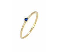 ELLI Bague bleu / or, Taille 56