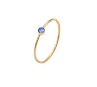 ELLI Bague bleu / or, Taille 60