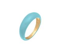ELLI Bague 'Chunky' bleu clair, Taille 56
