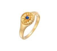 ELLI Bague 'Evil Eye' bleu / or, Taille 54