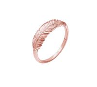 ELLI Bague 'Feder' or rose, Taille 54
