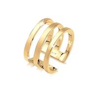 Elli - Bague - Femme - Argent - 925/1000 - Anneaux multiples Tendance Plaqué Or - Argent - 925/1000 - 0610610215_54