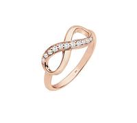 Elli - Bague - Femme - Argent - 925/1000 - Motif Infinity Plaqué Or Rose - Argent - 925/1000 - Oxyde de Zirconium - 0608750615_58