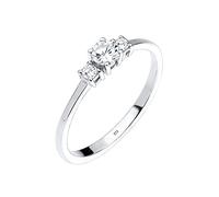 Elli - Bague - Femme - Argent - 925/1000 - Oxyde de Zirconium - T58 - 0611112514_58
