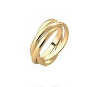 Elli Bague Femmes Trio Enroulement Basique en Argent Sterling 925
