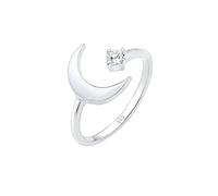 Elli Bague Femme Astro Look Noble avec Cristaux de Zircon Cubique en Argent Sterling 925