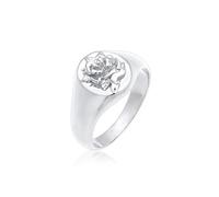 Elli Bague Femme Chevalière Rose - (925/1000) Argent