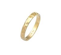 Elli Bague Femmes Bande Basique Fin Martelé Tendance en argent sterling 925