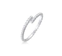 Elli Bague Femmes Bande Boule Design Ouvert Réglable en Argent Sterling 925