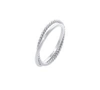 Elli Bague Femmes Enroulement Classique Filigrane Torsadé Tendance en Argent Sterling 925
