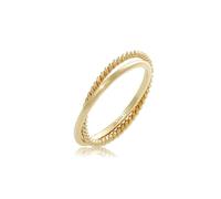Elli Bague Femmes Enroulement Classique Filigrane Torsadé Tendance en Argent Sterling 925