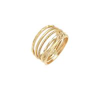Elli Bague Femmes Set Bande Empilage Minimaliste Tendance Blogueur Basique en Argent Sterling 925