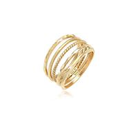 Elli Bague Femmes Set Bande Empilage Minimaliste Tendance Blogueur Basique en Argent Sterling 925