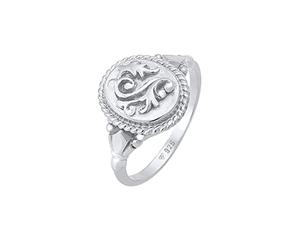Elli Bague Femmes Vintage Ornament Chunky Trend Blogger Trend en argent sterling 925 plaqué or