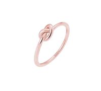 ELLI Bague 'Knoten' or rose, Taille 56