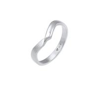 ELLI Bague 'Knoten, Organic' argent, Taille 54