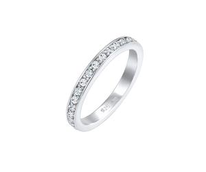 ELLI Bague 'Kristall' argent, Taille 56