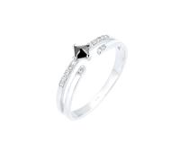 ELLI Bague 'Kristall' argent, Taille 58