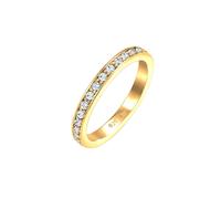 ELLI Bague 'Kristall' or / transparent, Taille 62