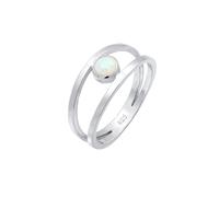 ELLI Bague 'Opal' argent, Taille 56