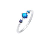 ELLI Bague 'Opal' bleu, Taille 54