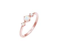 ELLI Bague 'Opal' or rose, Taille 54