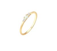 ELLI Bague opal / or, Taille 50
