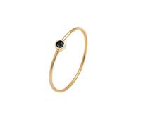 ELLI Bague or / noir, Taille 46