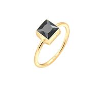 ELLI Bague or / noir, Taille 56